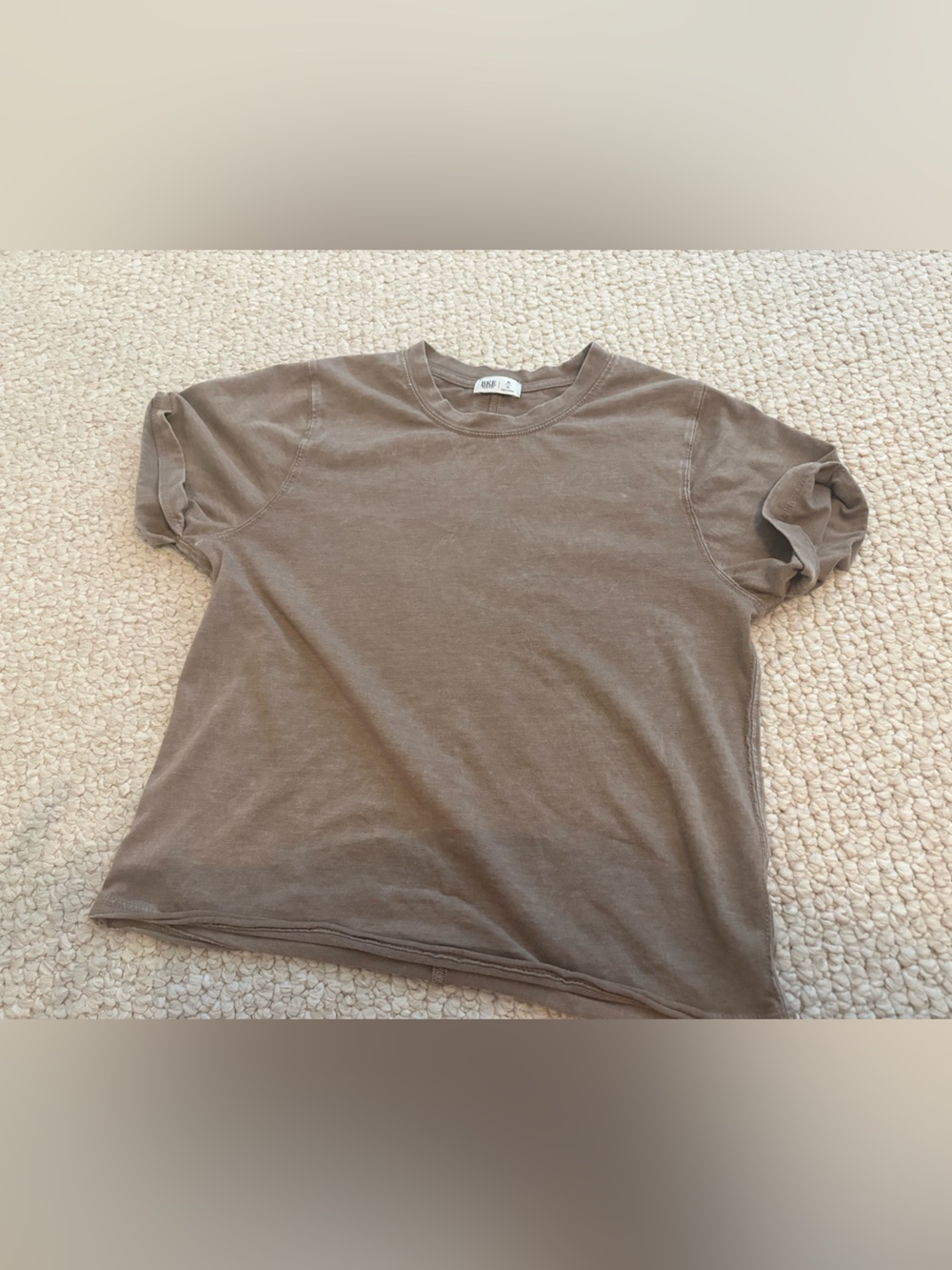 BKE Kids Short Sleeve Tee in Taupe Brown